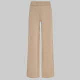 Beige pants on a light gray background